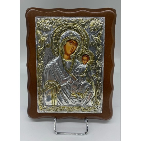 ΕΙΚΟΝΑ ΕΠΑΡΓΥΡΗ ΕΠΙΧΡΥΣΗ+ΞΥΛΟ 18X23ΕΚ (ΠΑΝΑΓΙΑ ΒΡΕΦΟΚΡΑΤΟΥΣΑ) ΕΙΚΟΝΑ ΕΠΑΡΓΥΡΗ ΕΠΙΧΡΥΣΗ+ΞΥΛΟ 18X23ΕΚ (ΠΑΝΑΓΙΑ ΒΡΕΦΟΚΡΑΤΟΥΣΑ)