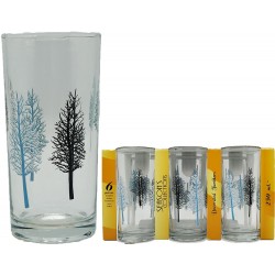 ΠΟΤΗΡΙΑ ΝΕΡΟΥ ΓΥΑΛΙΝΑ ΣΩΛΗΝΕΣ WINTER TREES ΣΕΤ 6ΤΕΜ 260ML