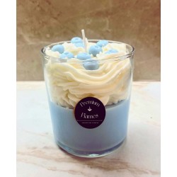 ΚΕΡΙ ΑΡΩΜΑΤΙΚΟ BLACKBERRY PEACH 250ML 100% ΣΟΓΙΑΣ "PREMIUM FLAMES"