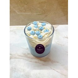 ΚΕΡΙ ΑΡΩΜΑΤΙΚΟ BLACKBERRY PEACH 250ML 100% ΣΟΓΙΑΣ "PREMIUM FLAMES"