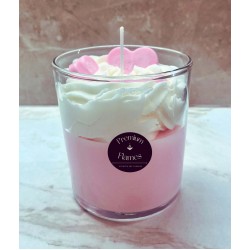 ΚΕΡΙ ΑΡΩΜΑΤΙΚΟ WHITE MUSK SERENITY 250ML 100% ΣΟΓΙΑΣ "PREMIUM FLAMES"