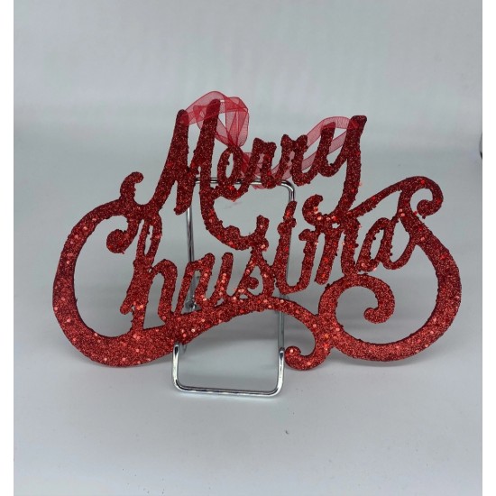ΚΡΕΜΑΣΤΟ MERRY CHRISTMAS ΚΟΚΚΙΝΟ 25Χ17ΕΚ. ΚΡΕΜΑΣΤΟ MERRY CHRISTMAS ΚΟΚΚΙΝΟ 25Χ17ΕΚ.