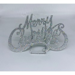ΚΡΕΜΑΣΤΟ MERRY CHRISTMAS ΑΣΗΜΙ 25Χ17ΕΚ.
