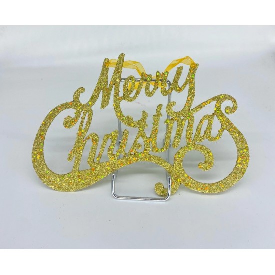 ΚΡΕΜΑΣΤΟ MERRY CHRISTMAS ΧΡΥΣΟ 25Χ17ΕΚ. ΚΡΕΜΑΣΤΟ MERRY CHRISTMAS ΧΡΥΣΟ 25Χ17ΕΚ.